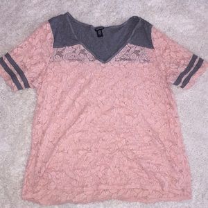 TORRID lace t-shirt